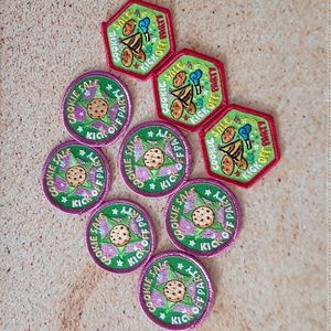 Cookie Sale Kick Off Party - Girl Scout Fun Patch Bundle - NEW Iron On 🦋❤